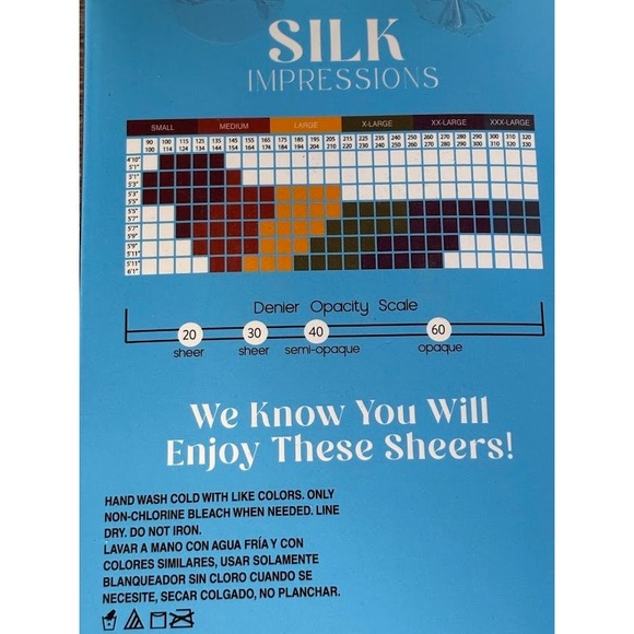 Silk Impressions Sheer All Day Control Top High Waisted 4 Pair Md Coffee Bean - Picture 6 of 6